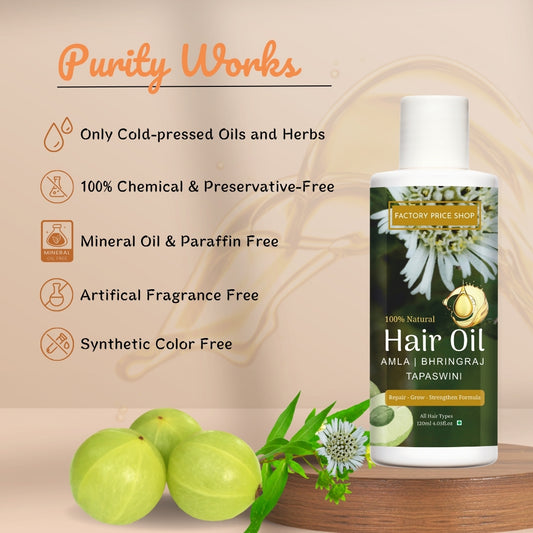 Amla Bhringraj Oil for Silky Smooth Hair