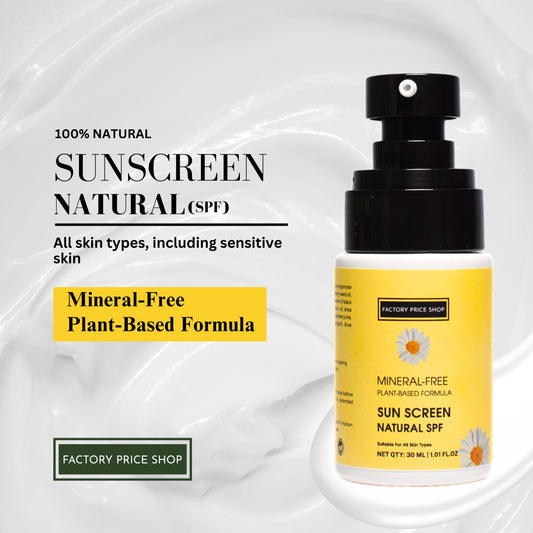 Natural Sunscreen SPF – lightweight daily sun protection