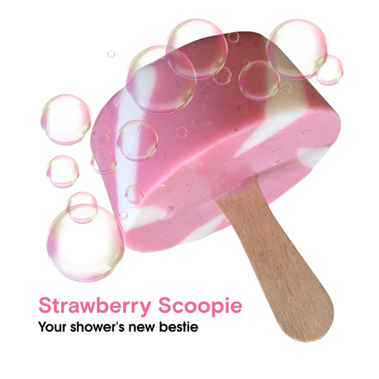 Fun Ice Cream Shaped Strawberry Soap for Kids