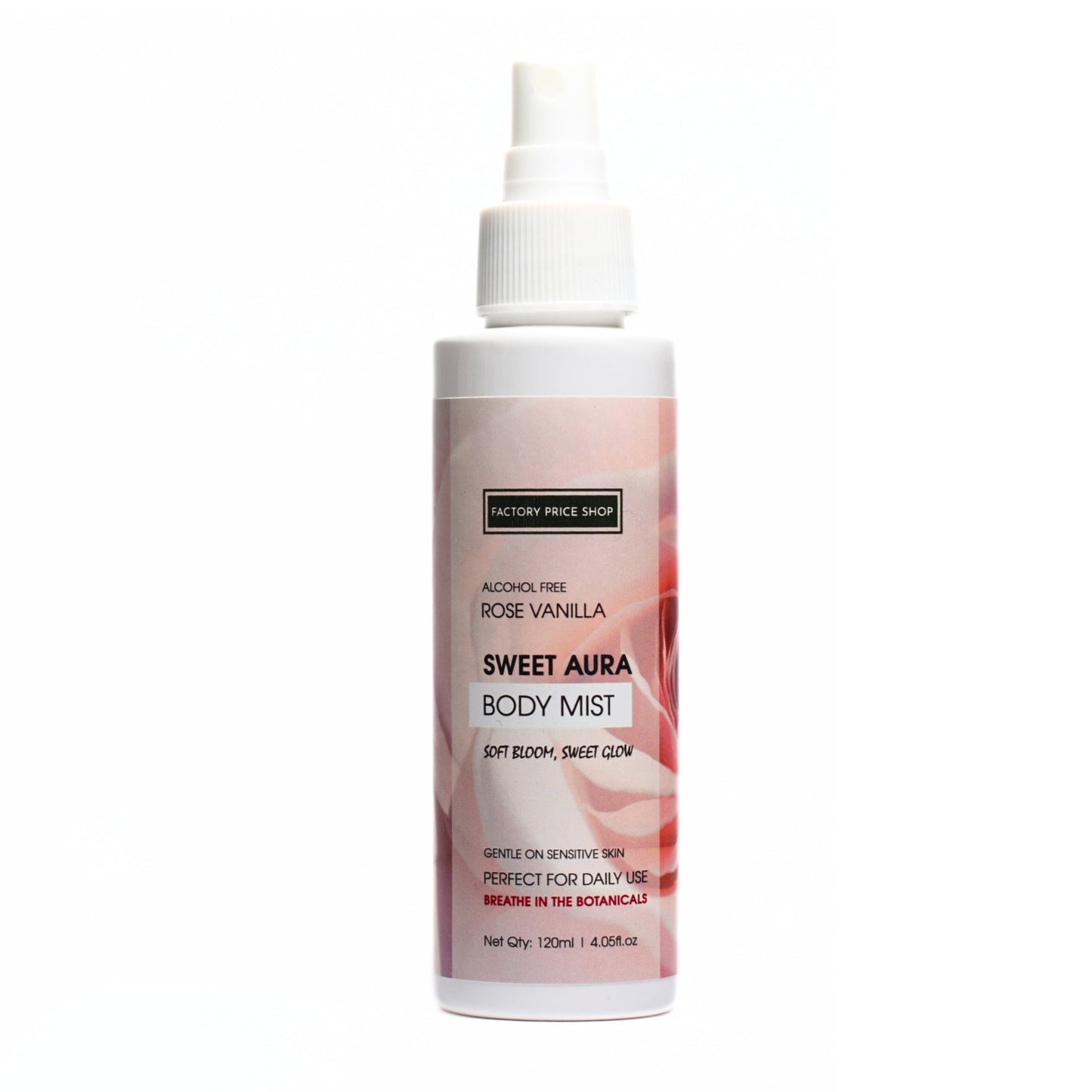 Sweet Aura Body Mist – rose vanilla infused refreshing fragrance