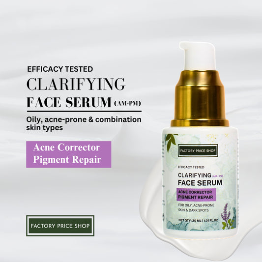 Clarifying Face Serum AM + PM for Clear Skin
