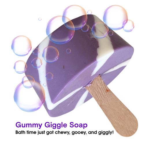 Handmade Gummy Giggle Ice Cream Soap for Gentle Skin