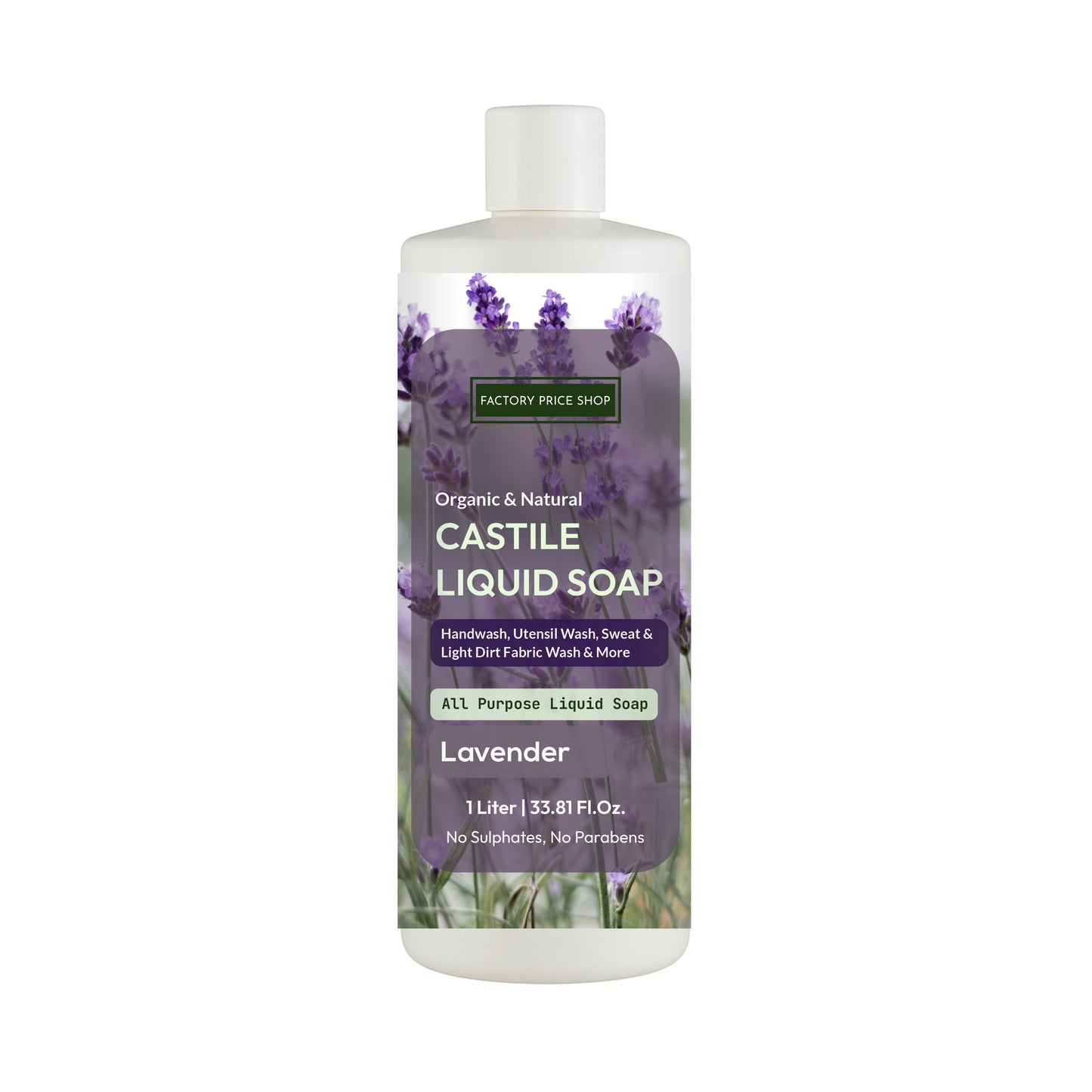 Mild lavender castile soap
