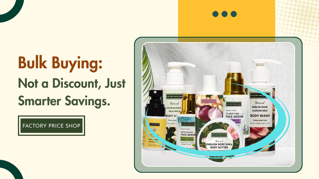 Not a Discount, Just a Smarter Distribution of Cost: Why Buying in Bulk Actually Saves You More