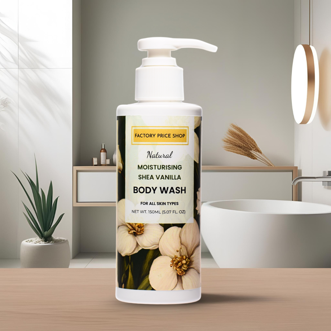 Natural Moisturising Shea Vanilla Body Wash