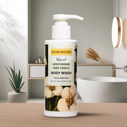 Natural Moisturising Shea Vanilla Body Wash