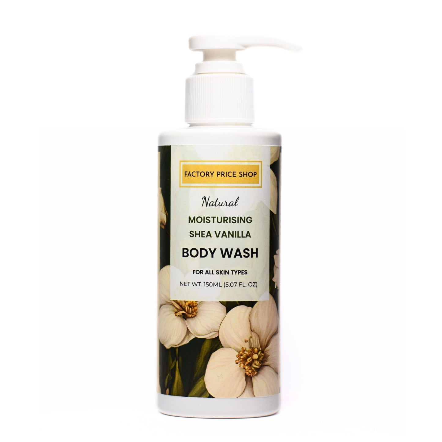 Natural Moisturising Shea Vanilla Body Wash