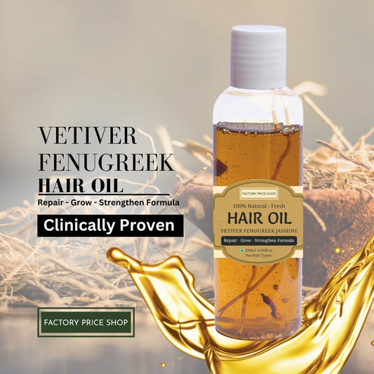 Vetiver Fenugreek Rose Hair oil