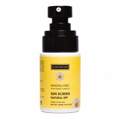 Natural Sunscreen SPF