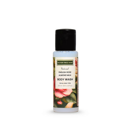 Natural English Rose Almond Milk Body Wash