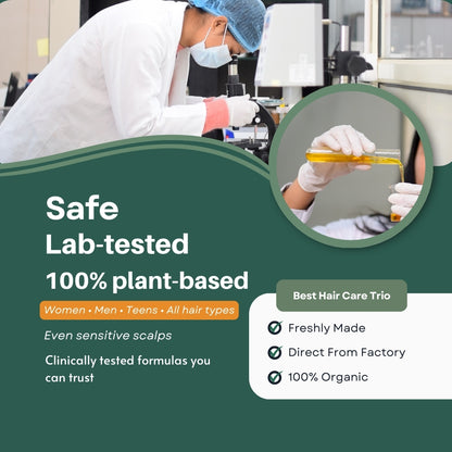 Rosemary Hair Revival Trio — Oil + Shampoo + Serum