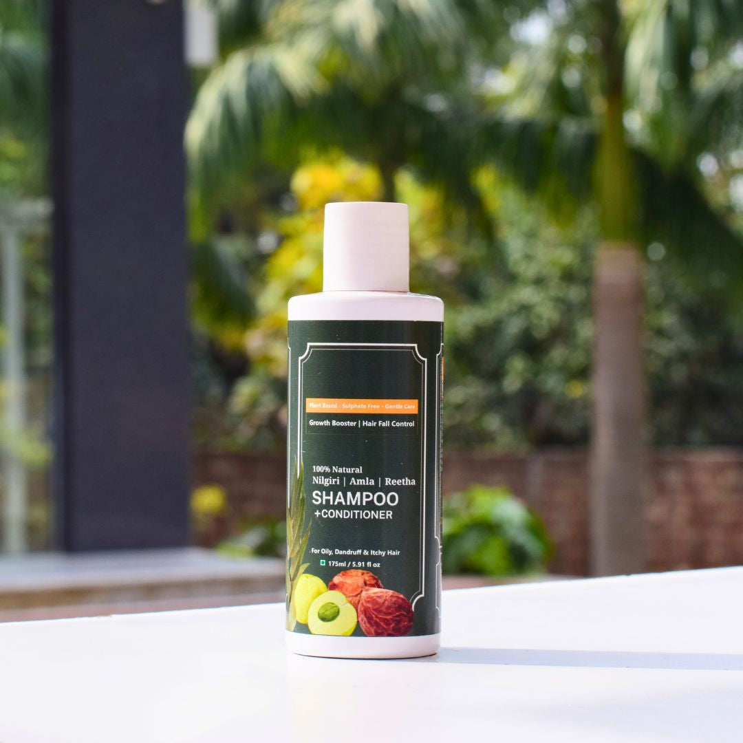 Ayurvedic Amla Reetha shampoo and conditioner