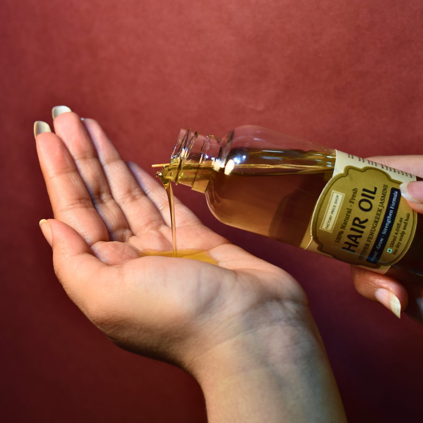 Vetiver Fenugreek Rose Hair oil