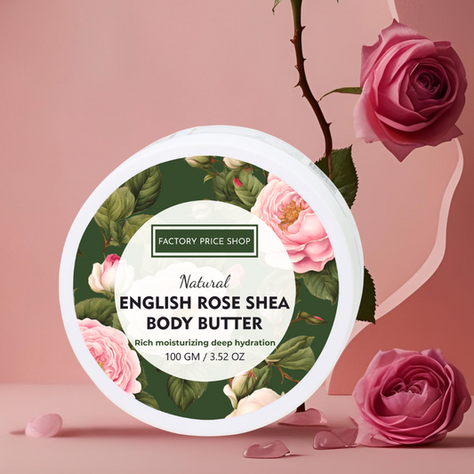Natural English Rose Shea Body Butter