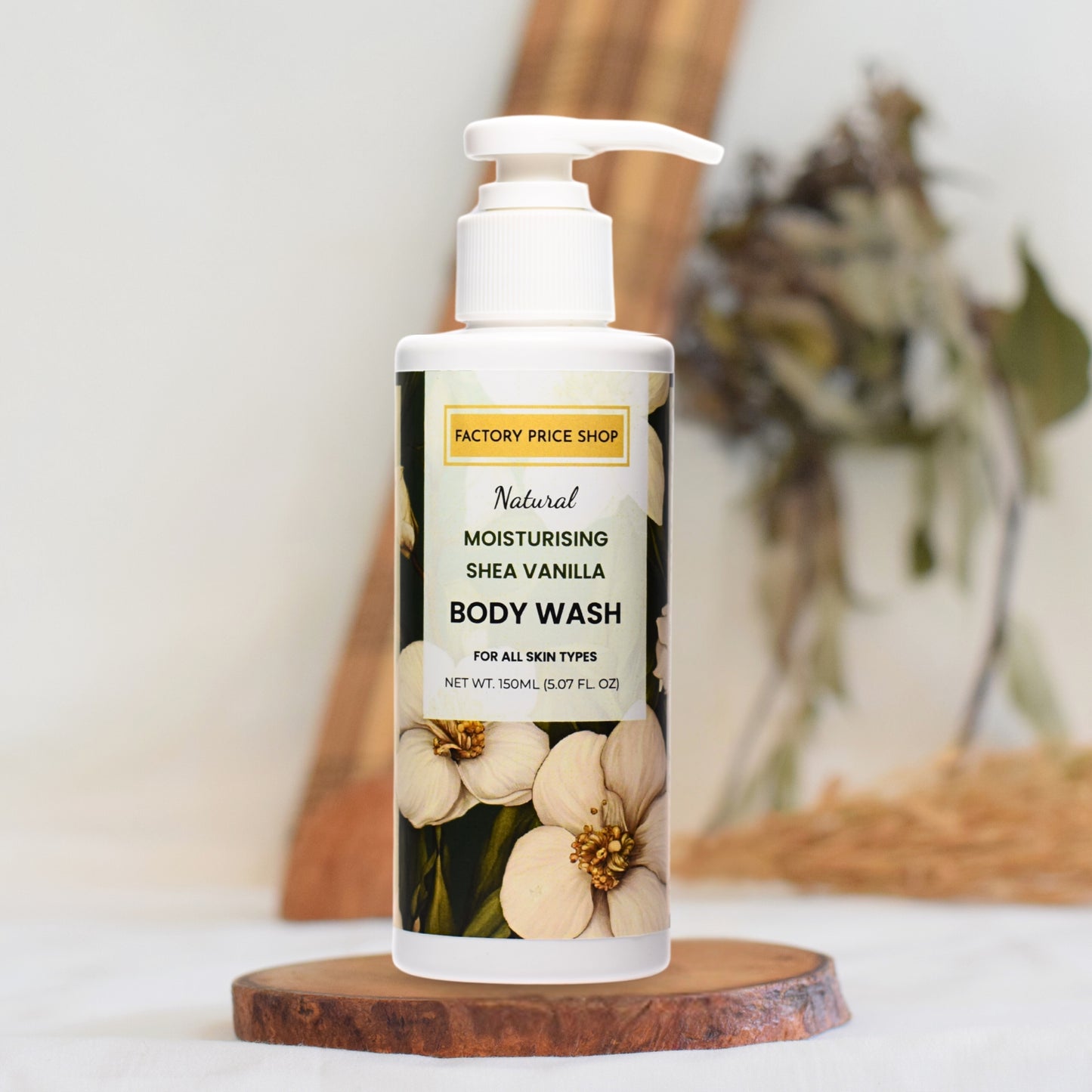 Natural Moisturising Shea Vanilla Body Wash