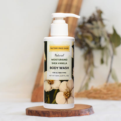 Natural Moisturising Shea Vanilla Body Wash