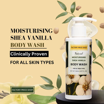 Natural Moisturising Shea Vanilla Body Wash