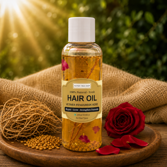 Vetiver Fenugreek Rose Hair oil